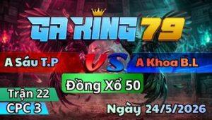 Trận 22 CPC3 Ngày 24/5/2026 - Điều đá quá đá gà vàng vô sửa không nổi