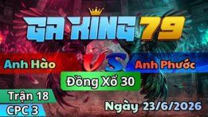 Trận 18 CPC3 Ngày 23/6/2026 - Bướm đá trước vô trong lọt lại xúc giây sên