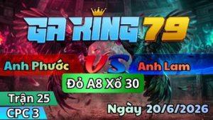 Trận 25 CPC3 Ngày 20/6/2026 - Đỏ đè 4 chấm đá chân cuối xanh thúi luôn