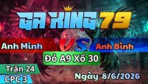 Trận 24 CPC3 Ngày 8/6/2026 - Đỏ Chụp Chay Xanh Chết Trong Chân Mau Gọn Lẹ