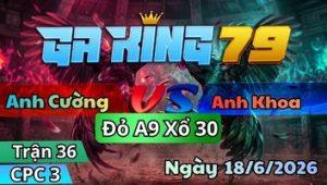 Trận 36 CPC3 Ngày 18/6/2026 - Úa cặp vô đá gà bướm như con không đẻ