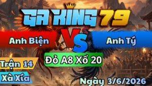 Trận 14 Xà Xía Ngày 3/6/2026 - Úa Dâu Ra Kẹp Mấy Bát Lá Bay Bồ Chạy