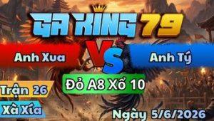 Trận 26 Xà Xía Ngày 5/6/2026 - Bướm Tránh Né Đạp Mấy Cây Gà Điều Hết Đứng