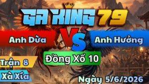 Trận 8 Xà Xía Ngày 5/6/2026 - Bướm Thắm Tang Gồng Hết Nổi Bung Dò