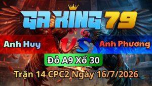 Trận 14 CPC2 Ngày 16/7/2026 - Gà cú vô đá tay 1 gà ô đập cánh giãy chết