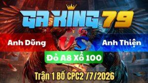 Trận 1 CPC2 Ngày 4/7/2026 - Gà xám đè 4 chấm đá cái chân ưng liền